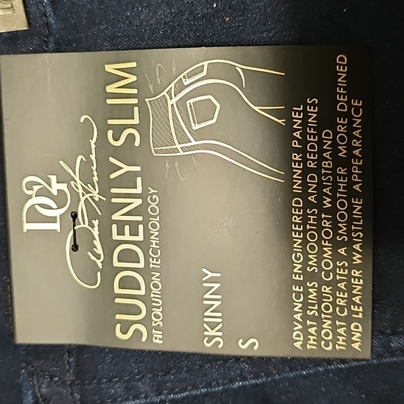NWT Diane Gilman DG2 Suddenly Slim  Indigo Pull-on Skinny Jeans (Size S / 28) - Picture 6 of 6